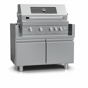 INOX BBQ CABINET AND GRILL...